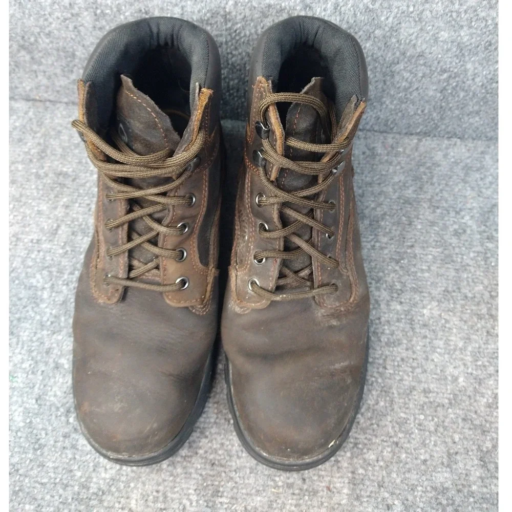Wolverine Waterproof Work Boots Men 9M Brown Leather Oil Resistant W230063